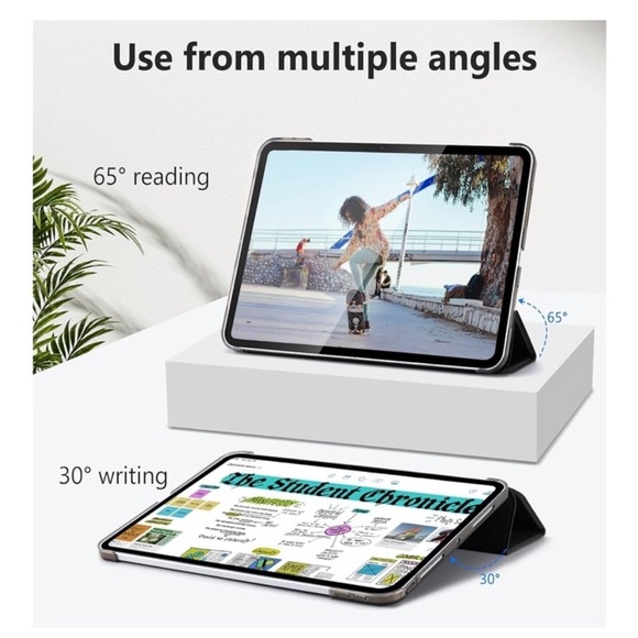 Black iPad Pro 11” slim case with cover - Picture 5 of 7